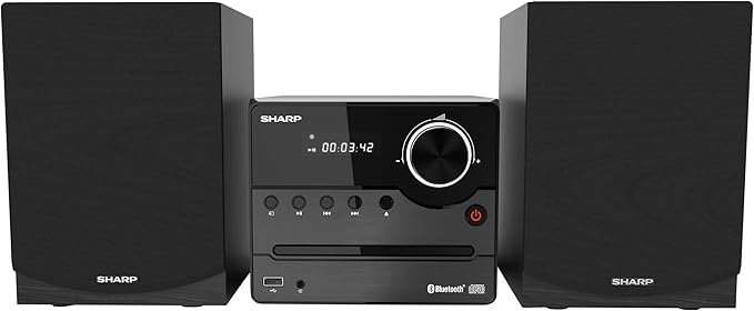 Microcadena Sharp XL-B512(BK) Sound System estéreo: opiniones, características y precio. Reproducción de CD-MP3, Bluetooth v5.0 y radio FM. ¡Descubre sus ventajas!