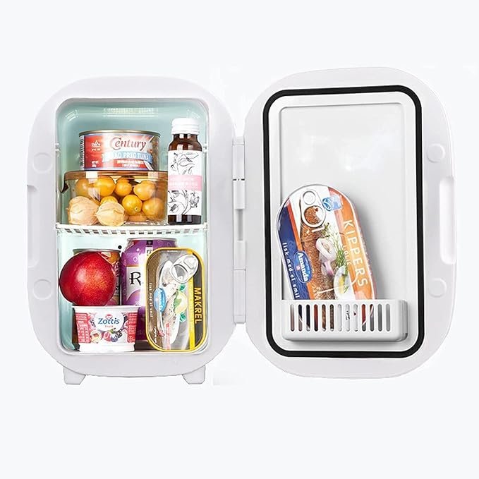 Mini refrigerador de Bebidas, Mini refrigerador portátil for automóvil de 6 litros, Mini refrigerador y Calentador for automóvil y hogar de 12 voltios/120 voltios - Compra ahora este mini refrigerador portátil ideal para mantener tus bebidas frías mientras estás de viaje. Perfecto para automóvil y hogar, con capacidad de 6 litros. ¡No esperes más y llévatelo ya!