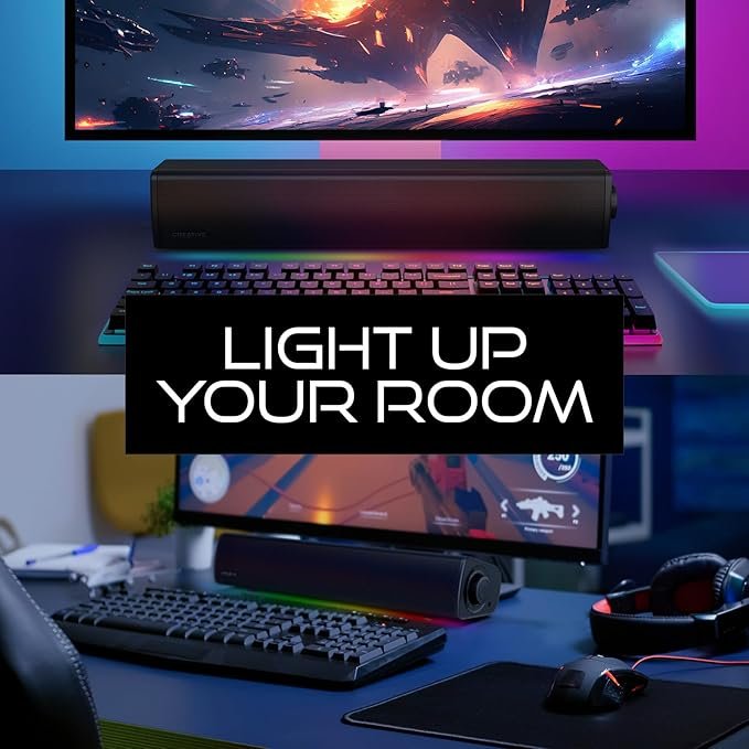 Barra de Sonido CREATIVE Sound Blaster GS3 con RGB y SuperWide Technology para Juegos - Opiniones