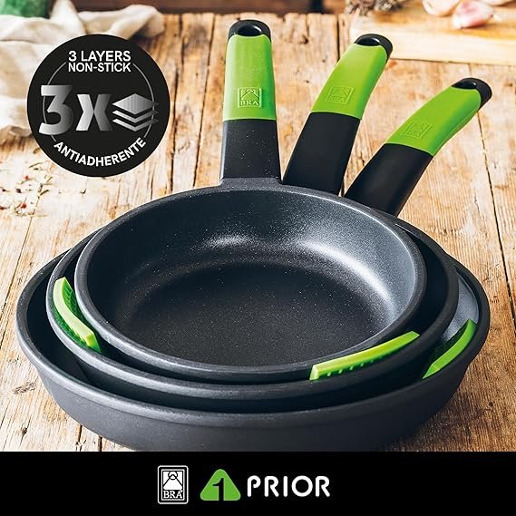Set de sartenes Bra Prior de aluminio fundido antiadherente al mejor precio.