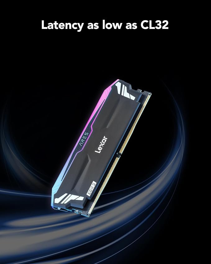 Mejor Memoria RAM DDR5 Lexar Ares RGB 32GB - Precios y Calidad inigualables