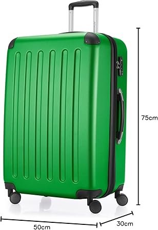 Maleta rígida Hauptstadtkoffer Spree - Trolley expandible de 75cm, equipaje de viaje con 4 ruedas dobles y TSA. Con capacidad de 119 litros.