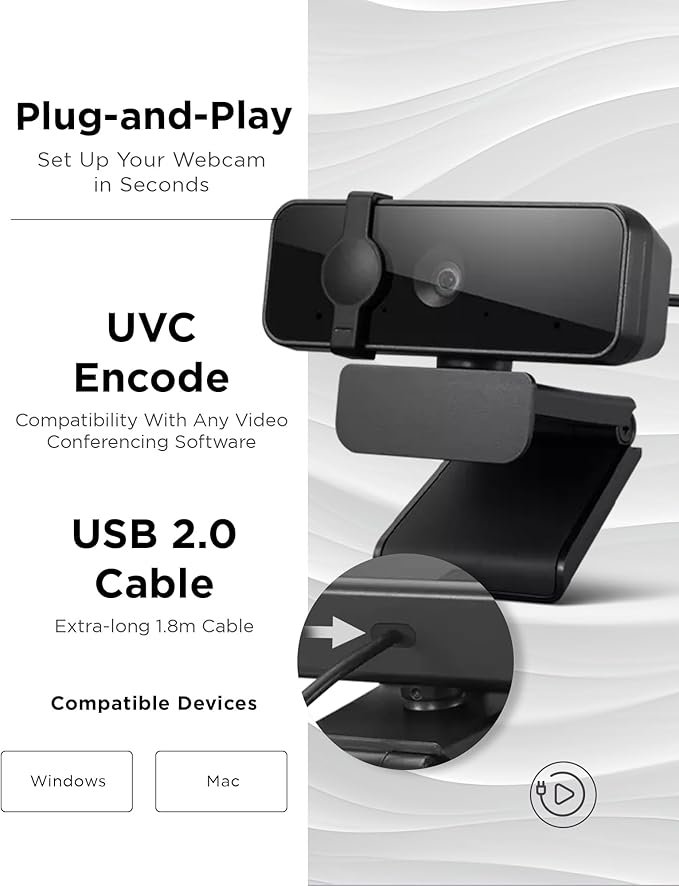 LENOVO Essential FHD Webcam - Opiniones y Características - Compra Ahora