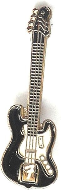 Esmalte de Metal Pin de broche Rock Fender guitarra eléctrica - Producto único y original para los amantes de la música rock. Adquiere ya este pin de broche con diseño de guitarra eléctrica Fender. ¡Dale un toque de estilo a tu outfit!