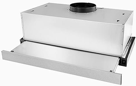 Campana extractora cocina integración 60Cm Exquisit® - Opiniones, características y consumo de energía - acabado inoxidable - Máxima extracción 350 [M³/h] - Consumo 32 kWh/año