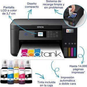 Opiniones Epson EcoTank ET-2850, Impresora Wifi A4 Multifunción - Impresión Doble Cara Automática, ¡Descubre la mejor impresora del mercado!