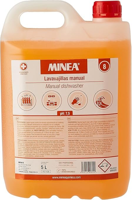 Lavavajillas Manual 5/L PC408-002 - Unisex-Adult, Multicolor, Caja, Opiniones y Características
