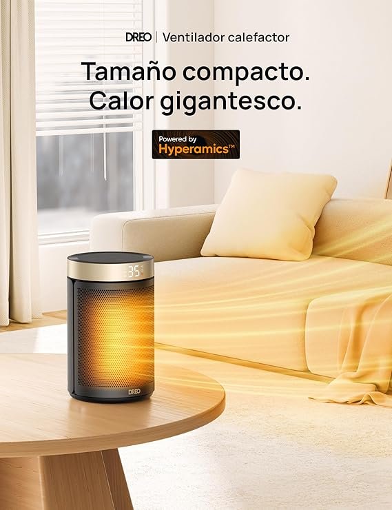 Calefactor cerámico portátil Dreo IP - El mejor calefactor para tu hogar