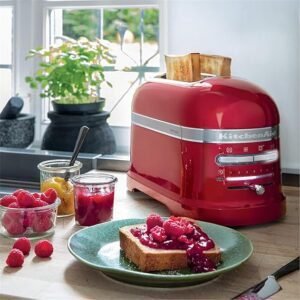 Descubre la mejor tostadora KitchenAid de doble ranura ancha Artisan: calidad premium y versatilidad ??