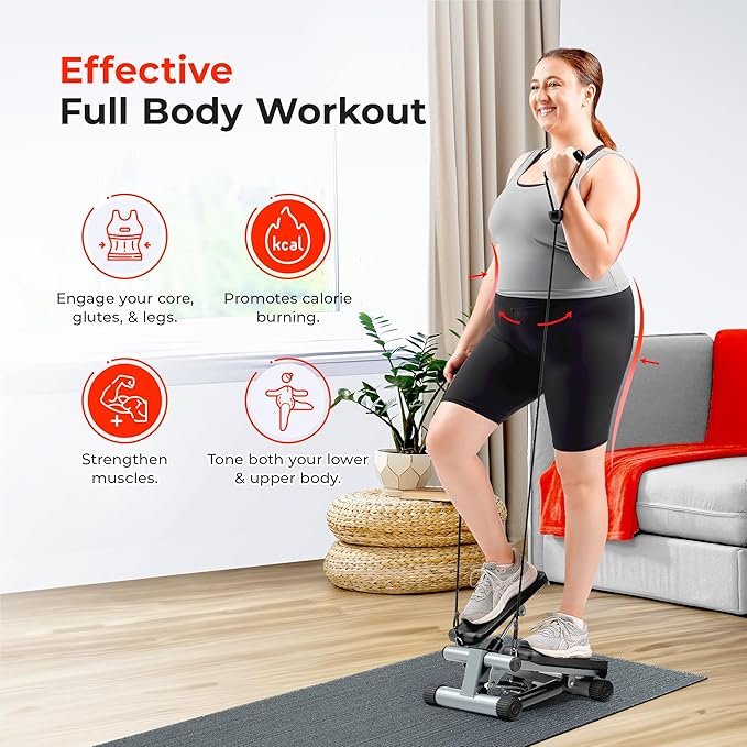 Opiniones Sunny Health & Fitness Steppers para Hacer Ejercicio en Casa - Escalón de Escalera de Bajo Impacto para Entrenamiento - Comprar Ahora - Envío Rápido