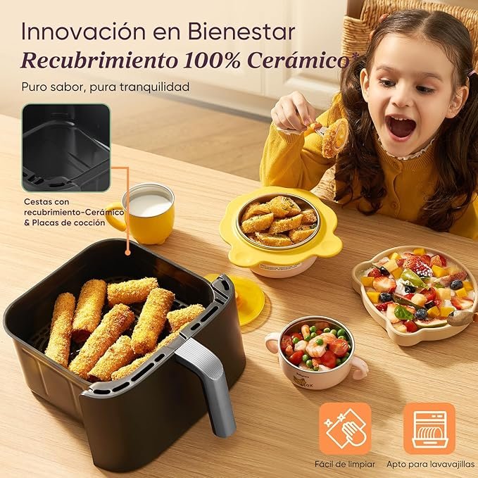 Cosori Turbo Tower 108 Air Fryer 2630W: Análisis completo y guía para elegir la mejor freidora de aire calidad precio - Imagen del producto.