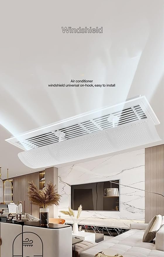 Deflector de Aire Acondicionado Central para una mejor circulación de aire en tu hogar. Aumenta la eficiencia de tu aire acondicionado con este práctico accesorio. ¡Mejora la temperatura de tu ambiente!
