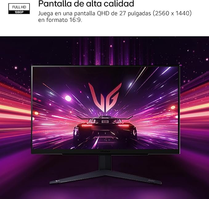 LG 27GS75Q-B Monitor PC 68,6 cm (27") 2560 x 1440 Pixel - Opiniones y Características - Compra online al mejor precio