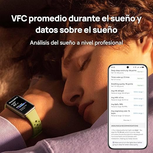 Opiniones HUAWEI Band 10 Smartwatch - Monitorización de Actividad Física con IA - Análisis del Sueño a Nivel Profesional
