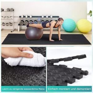 Mejor alfombra EVA Yes4All para gimnasio en casa.
