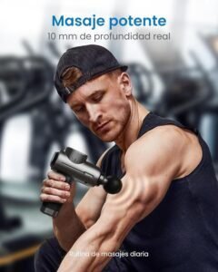Pistola de Masaje Muscular RENPHO Massage Gun - Potente y Efectivo Masajeador Muscular para Recuperación Deep Tissue - Opiniones de Clientes 2021