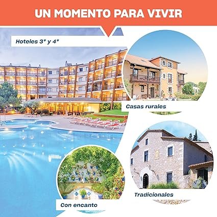 Smartbox - Caja Regalo 2 días con Encanto - Idea de Regalo Originales - 1 Noche con Desayuno para 2 Personas - Opiniones y Reseñas de Clientes - Mejor Regalo de Experiencia - Compra Online Ahora - Regalo Perfecto para Parejas