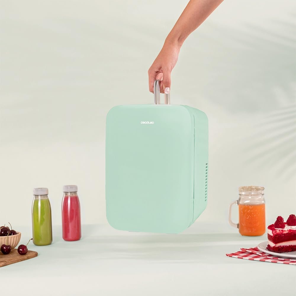 Opiniones Cecotec Nevera Pequeña de 6 l, Bolero MiniCooling Bahamas Mint, 12V-220V - Comprar ahora.