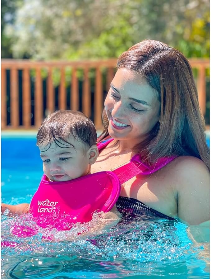 WaterLand Asiento portabebés innovador para agua y tierra con correa de pecho impermeable - imagen del producto, opiniones y características - Compra online ahora.