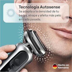 Afeitadora eléctrica Braun Series 7 para hombre con accesorio de recortadora de precisión. ¡Consigue el afeitado perfecto! Apta para todo tipo de barbas. ¡Hazte con la tuya ahora!