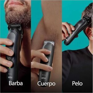 Braun Recortadora de Barba Series 7 - Máquina Cortar Pelo, Cortapelos Hombre, Depiladora Corporal para Cara, Pelo, Orejas, Nariz y Cuerpo - Opiniones y Review 2021