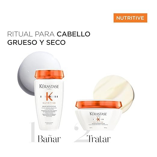 Kérastase Nutritive: Opiniones sobre Ritual nutritivo para el cabello - Baño Bain Satin Riche + Mascarilla Masquintense Riche