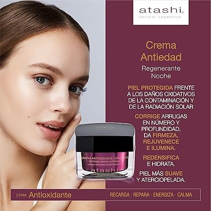 Atashi Cofre de Belleza Antiedad: Rejuvenece tu piel con antioxidantes y vitaminas. Exclusivo pack de belleza para combatir los signos del envejecimiento. ¡Descubre ya sus beneficios!