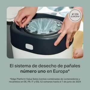 Recambio original Tommee Tippee Twist and Click para pañales: eficaz solución antiolores y germicida, eco-amigable y conveniente.