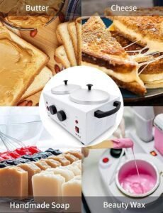 Maquina fundidora de chocolate con 2 ollas - ¡Descubre la mejor calidad para tus postres!