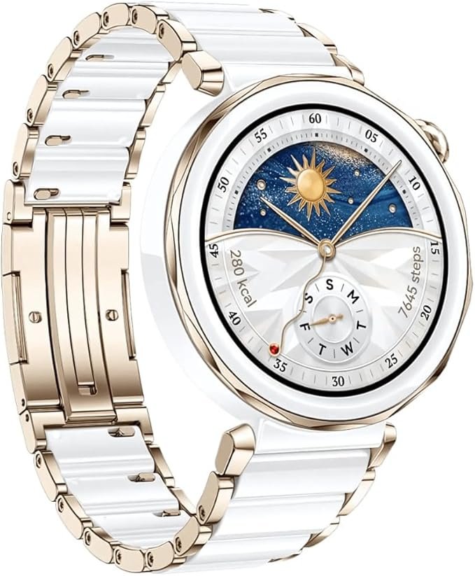 "Descubre la excelencia con el HUAWEI Reloj Inteligente Watch GT 5 Pro de 42 mm. Diseño de Bordes Afilados, Funciones Deportivas de Nivel Profesional, Seguimiento de la Salud y Monitoreo de ECG. ¡Hazte con el tuyo ahora y lleva tu entrenamiento al siguiente nivel!"