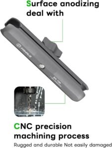 Brazo de Doble Enchufe de aleación de Aluminio Compatible con Soportes RAM, Cabeza de Bola tamaño B - Opiniones FANAUE