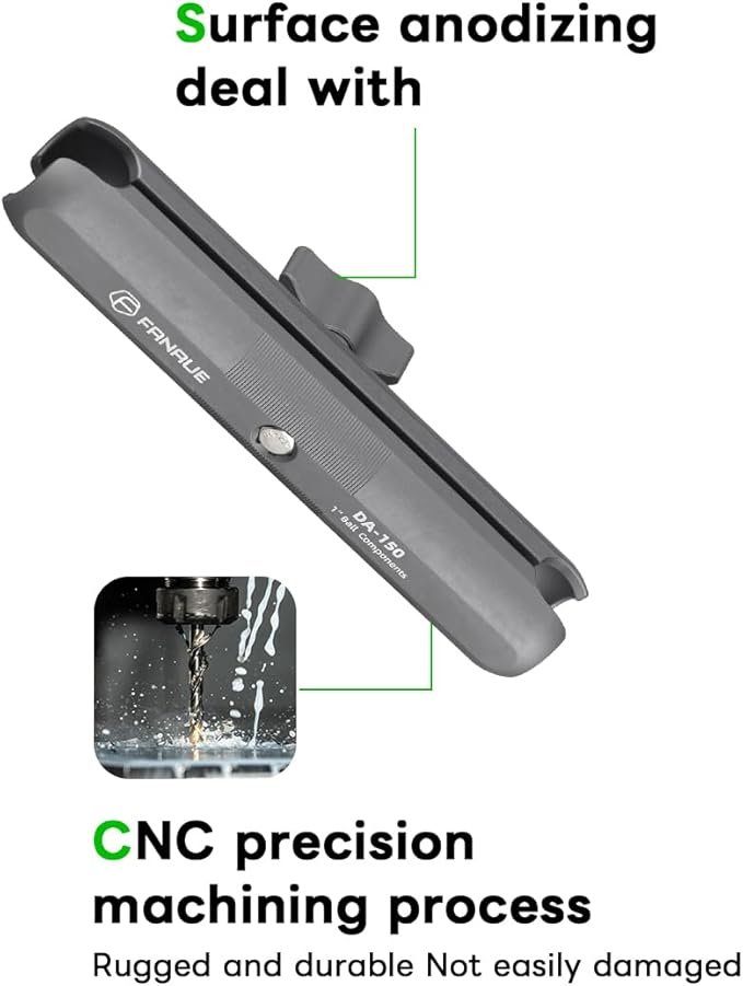 Brazo de Doble Enchufe de aleación de Aluminio Compatible con Soportes RAM, Cabeza de Bola tamaño B - Opiniones FANAUE