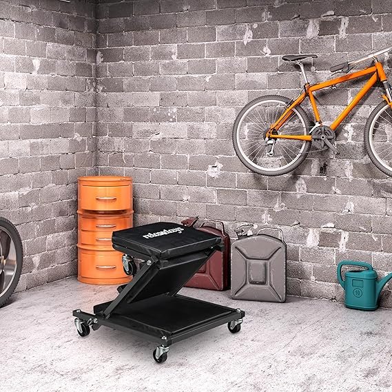 Camilla de Mecánico con Ruedas - Opiniones y Reseñas - 150 kg de Resistencia - Taburete Taller 2 en 1 - ¡Plegable! - ¡Descúbrelo aquí!