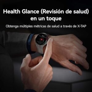HUAWEI Watch 5, 42mm Smartwatch con Multi-Sensor Revolucionario X-Tap, SpO2 con la Yema del Dedo, Health Glance, ECG, HRV, eSIM - Opiniones ¡Compra el mejor smartwatch del mercado! Huawei Watch 5 es el dispositivo más avanzado con tecnología X-Tap, SpO2, Health Glance, ECG, HRV y eSIM. ¡No te quedes sin el tuyo!