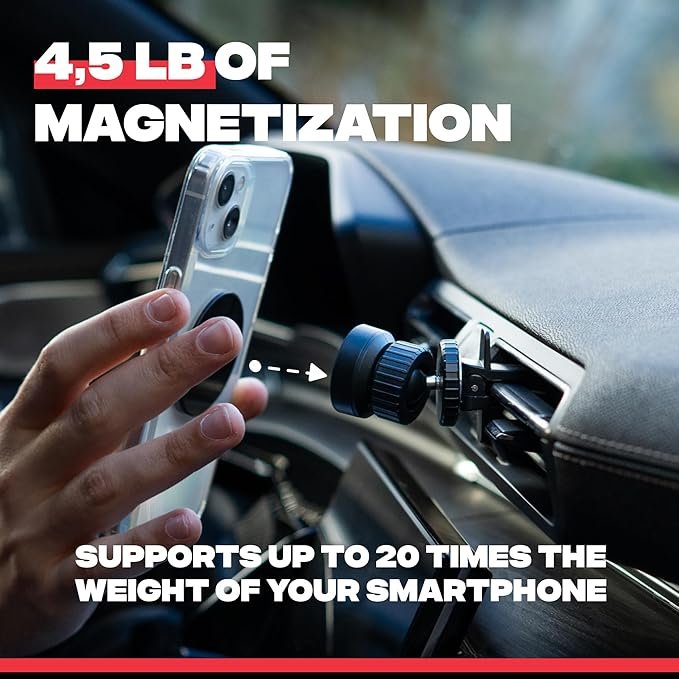 Soporte para teléfono de Coche magnético Shapeheart Innovation Francés Elegante soporte para teléfono de coche con innovador diseño francés. ¡Mantén tu teléfono seguro y en posición perfecta mientras conduces! ¡Consigue el tuyo hoy mismo!