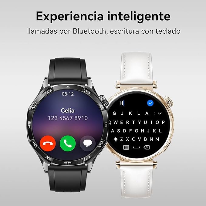 HUAWEI Watch GT 5 Pro 42mm Cerámica Blanca con Correa de Fluoroelastómero EasyFit 3 Rosa Cristal - Opiniones y Análisis 2021