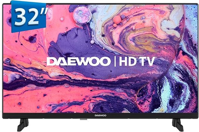 Mejor Smart TV 32 pulgadas Daewoo 32DM65HV con Alexa sin marcos