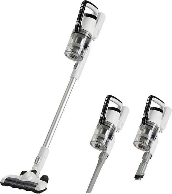 Opiniones Amazon Basics Aspiradora sin cable 2 en 1 de 150 W con motor CC - Producto de calidad al mejor precio.