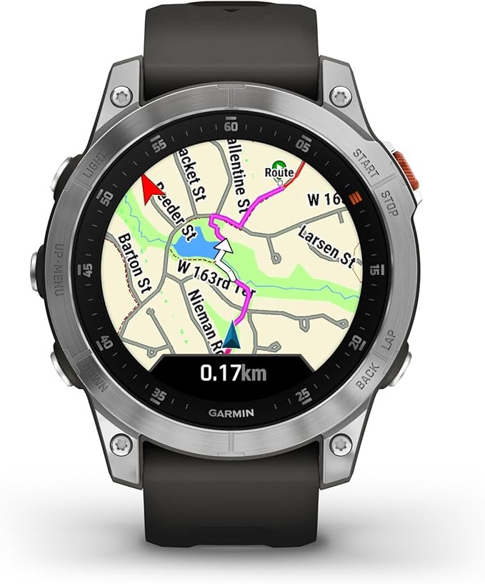 Garmin EPIX 2 - Reloj GPS Multideporte con Pantalla táctil AMOLED, Funciones Superiores en Plata Gris. ¡Descubre lo último en tecnología deportiva!