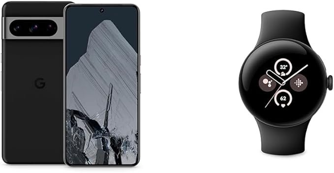 Opiniones Google Pixel 8 Pro Obsidiana 512GB + Pixel Watch 2 Obsidian - Encuentra la combinación perfecta de tecnología y estilo. Potencia y elegancia en un solo pack. ¡Descubre más sobre este increíble dúo ahora!