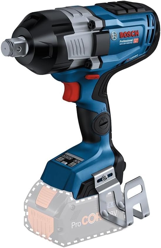 Opiniones Bosch Professional BITURBO GDS 18V-1600 HC: llave de 3/4”, par de apriete 1600 Nm y par de arranque 2200 Nm. ¡Descubre más en nuestra tienda!
