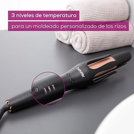 Rizador automático Beurer HT 75: Opiniones y seguridad en el peinado con cámara de rizado abierta