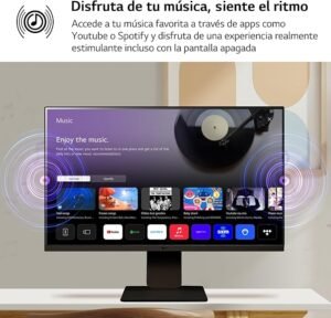 LG 27SR50F-B Smart Monitor 27 pulgadas Full HD - ¡Oferta ideal para teletrabajo y entretenimiento!