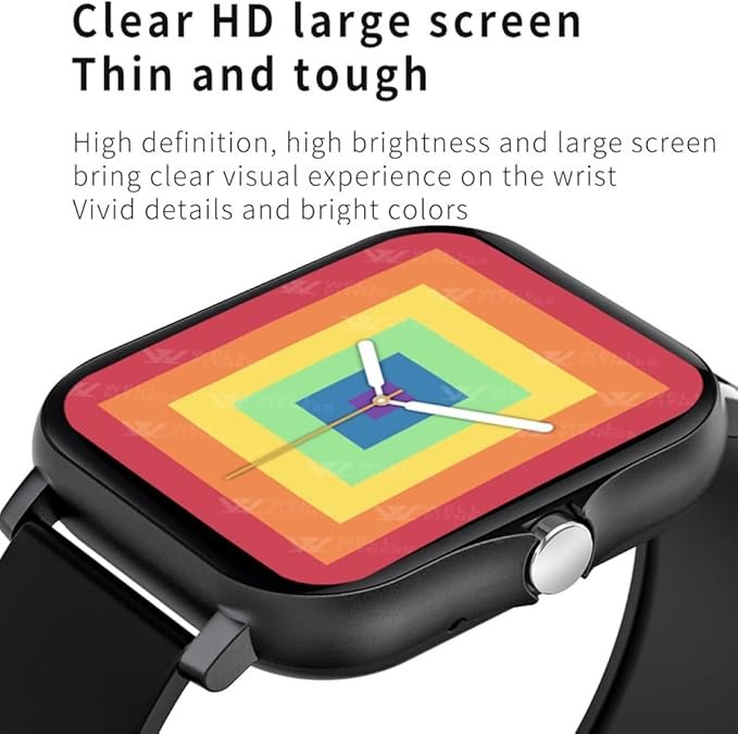 "Descubre el Smartwatch MAMESO: Fitness Tracker Watch con pantalla táctil HD. Monitorea tu frecuencia cardíaca, sueño y actividad física en tiempo real. Compatibilidad con Android/iOS. ¡Hazte con el tuyo hoy mismo!"