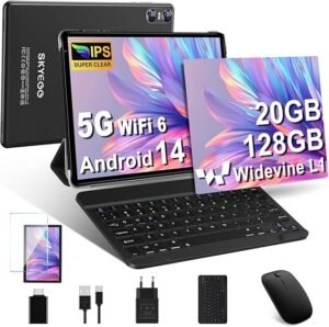 Tablet 10 Pulgadas Android 14 con 20 GB RAM + 128 GB ROM (Ampliable a 1TB) - Opiniones, características y precio.