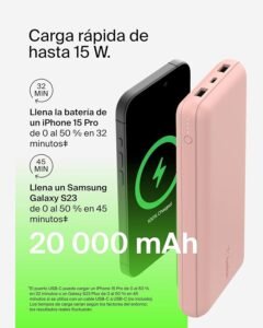 Cargador USB-C Portátil Belkin 20.000 mAh - Opiniones y Análisis en 2021