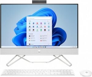 Imagen de producto: HP All in One 24-CB1064NS 24" con 512 GB SSD, Intel Core I3-1215U y 8 GB RAM. Incluye opiniones y características destacadas.