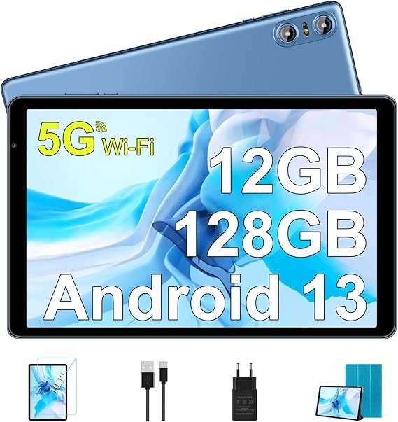 Tablet 10 Pulgadas PC 12GB RAM + 128GB ROM/TF 1TB Octa-Core 2.0 GHz - Opiniones y Características - Producto de Alta Calidad