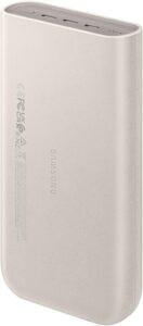 Opiniones Samsung Batería Portátil 20.000mAh de Carga Súper Rápida 45W PD3.0 USB-C Beige - Descubre la mejor batería portátil Samsung con carga ultrarrápida de 45W PD3.0 USB-C en un elegante color beige. ¡Obtén la tuya ahora y disfruta de la máxima potencia en tus dispositivos!