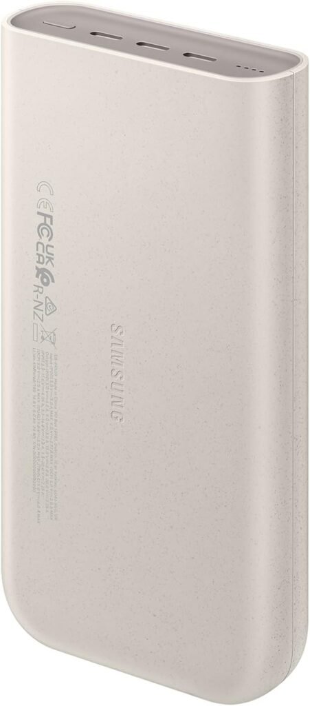 Opiniones Samsung Batería Portátil 20.000mAh de Carga Súper Rápida 45W PD3.0 USB-C Beige - Descubre la mejor batería portátil Samsung con carga ultrarrápida de 45W PD3.0 USB-C en un elegante color beige. ¡Obtén la tuya ahora y disfruta de la máxima potencia en tus dispositivos!